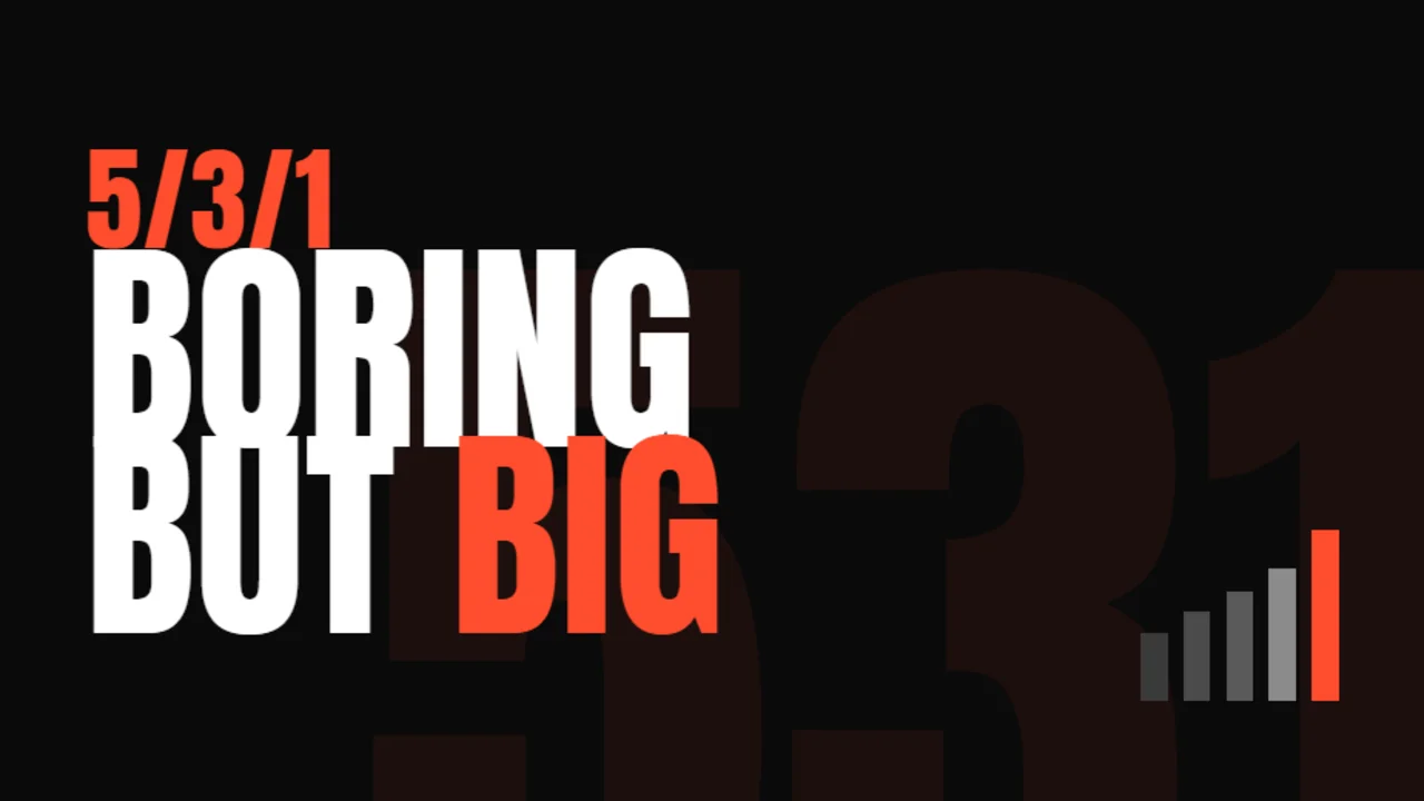 5/3/1: Boring But Big cover