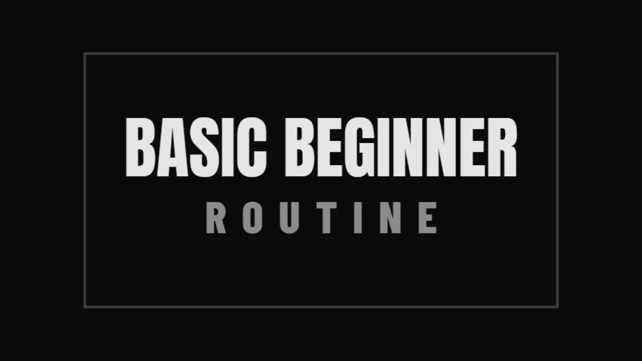 Basic Beginner Routine program cover art