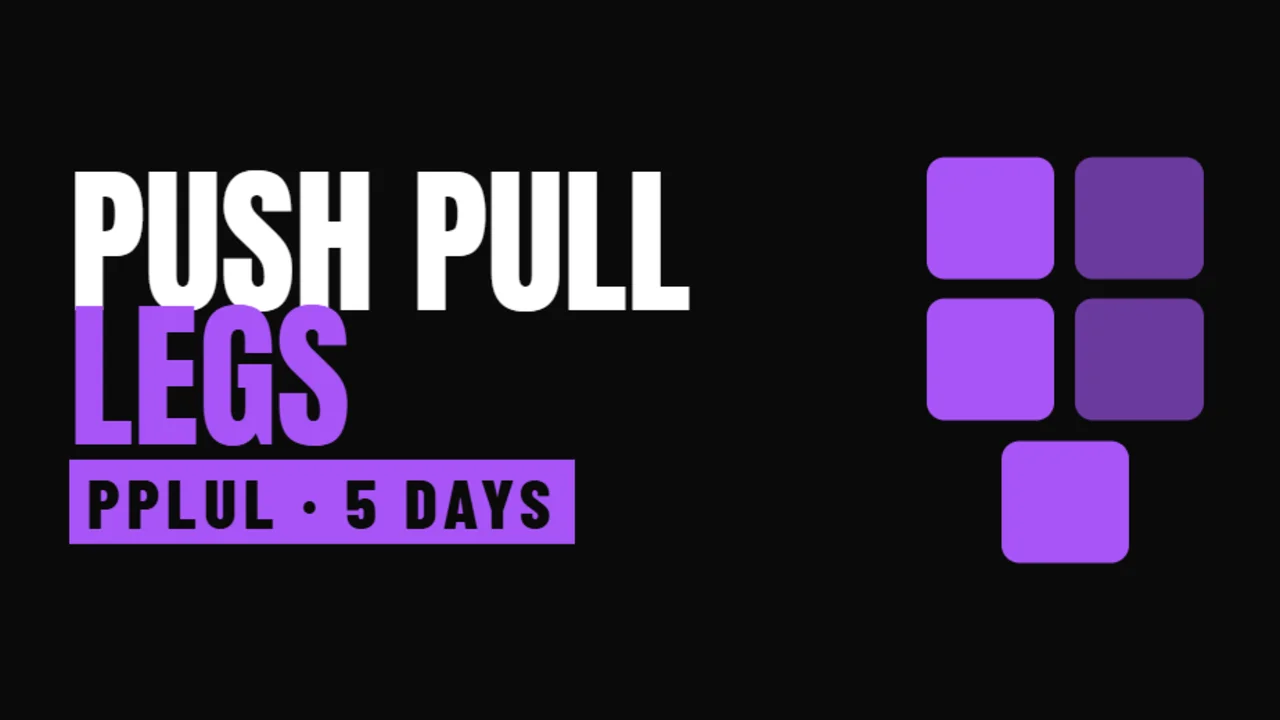 Push Pull Legs · Upper Lower cover