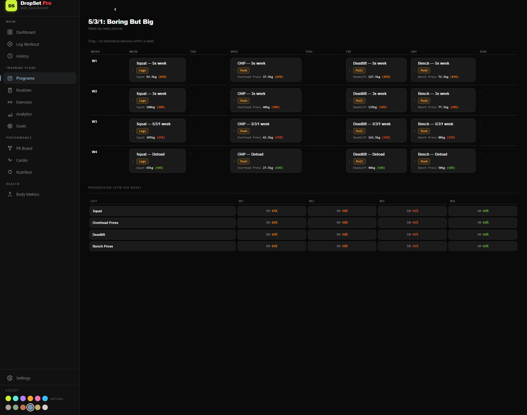 Planner on desktop